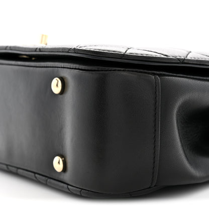 Chanel Lambskin Small Carry Chic Flap Black 10 of 10