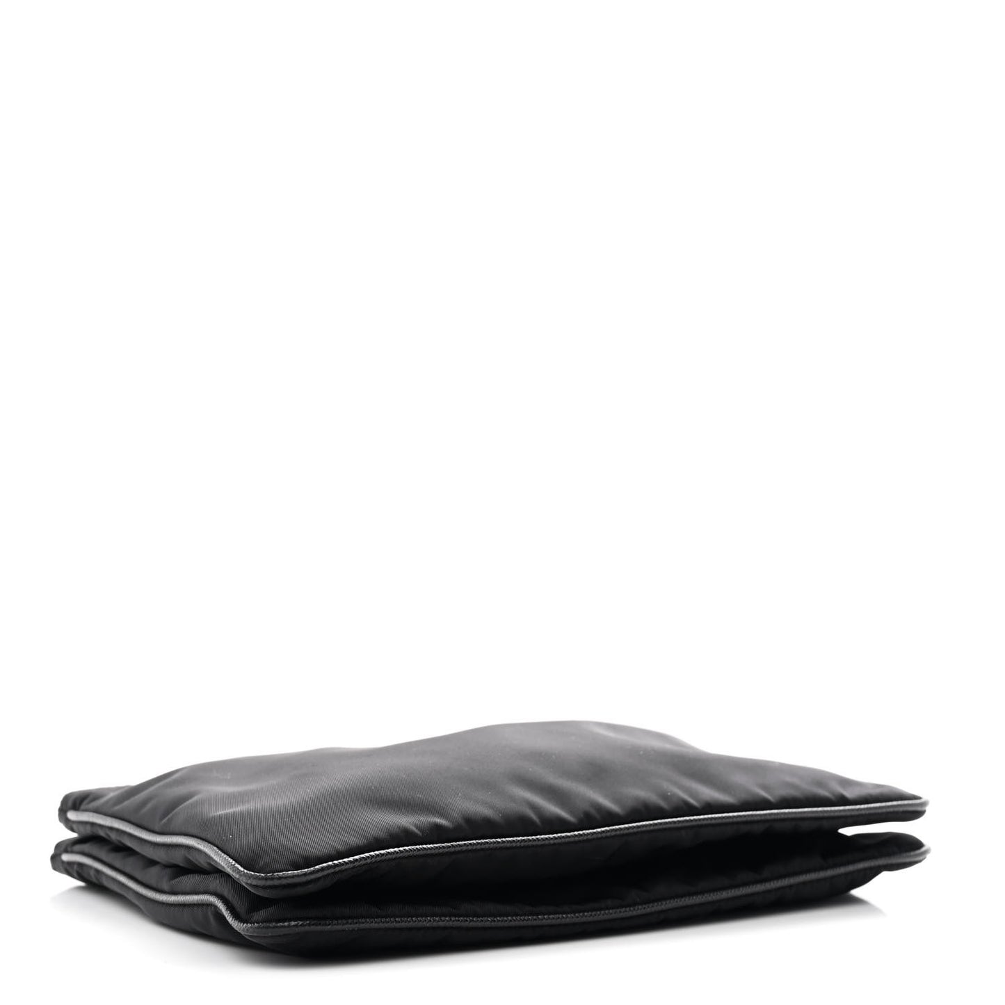 Re-Nylon Saffiano Re-Edition 2000 Double Zip Crossbody Bag Black