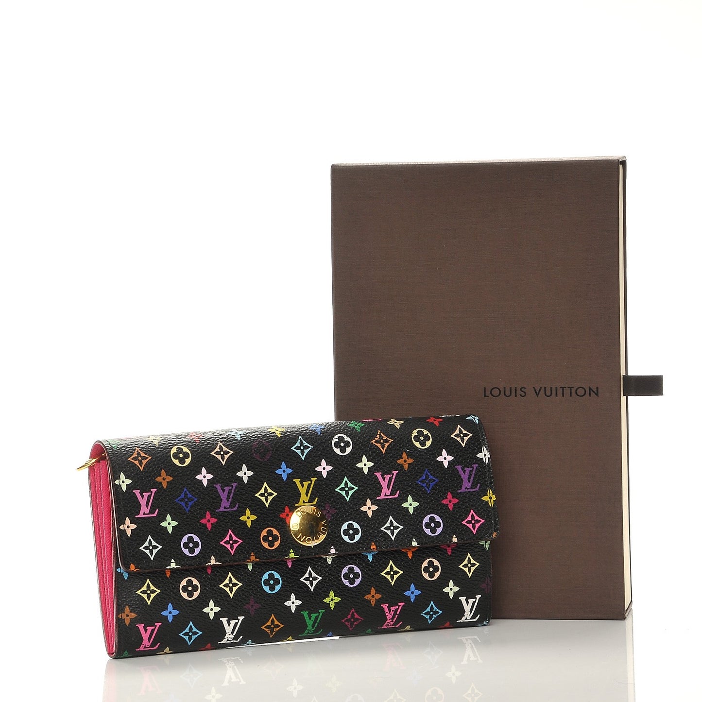 Monogram Multicolor Sarah Wallet Black Grenade