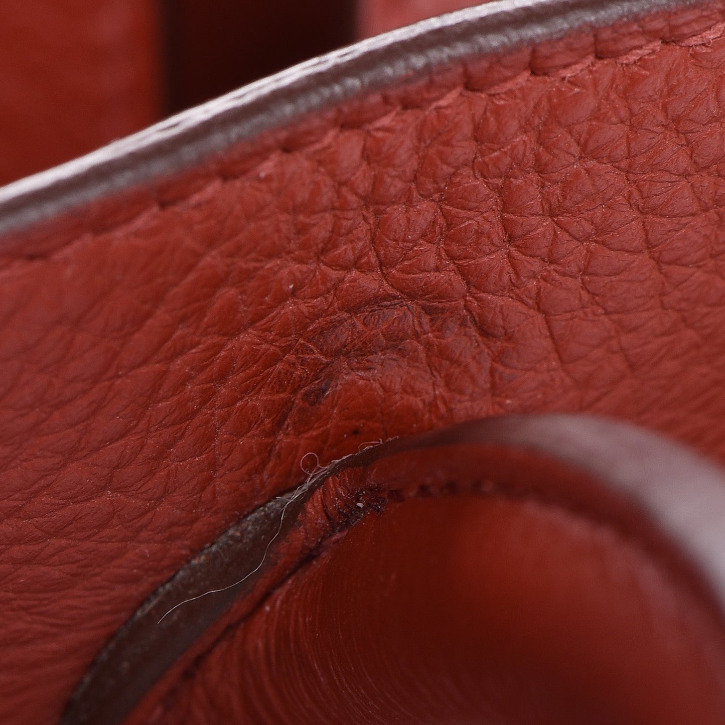 Taurillon Clemence Birkin 35 Rouge Venetian