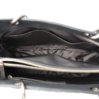 Chanel Caviar Quilted Grand Shopping Tote GST Dark Grey 5 of 10