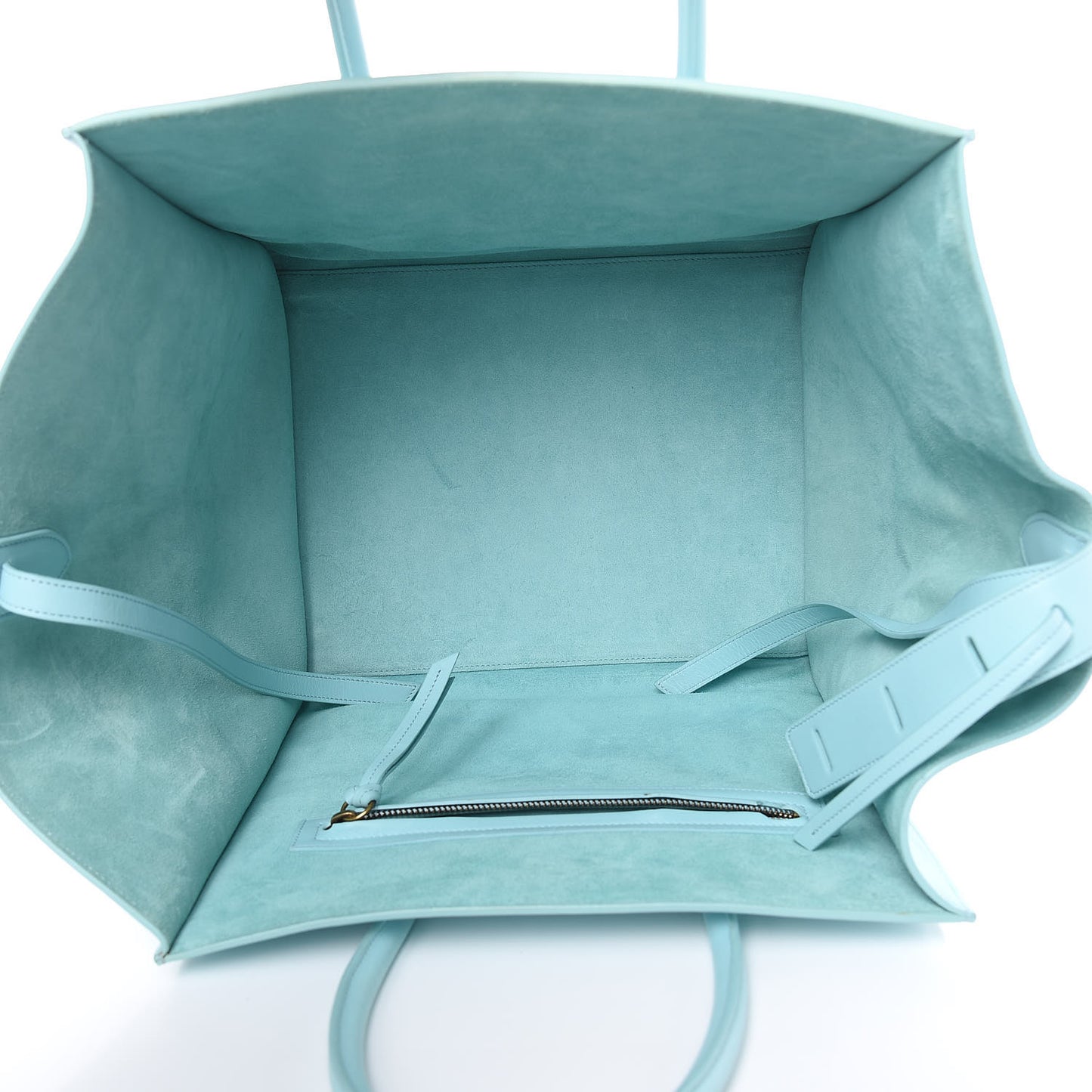 Supple Calfskin Medium Phantom Luggage Azur