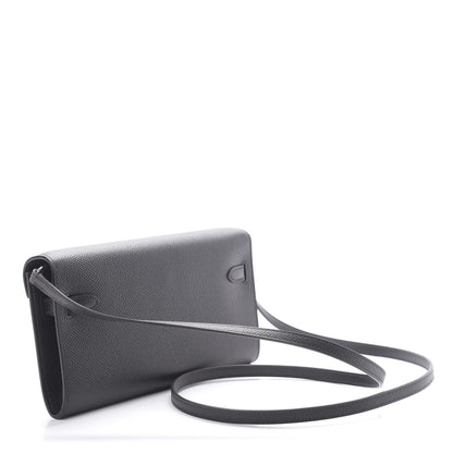 Hermes Epsom Kelly Wallet To Go Black 2 of 10