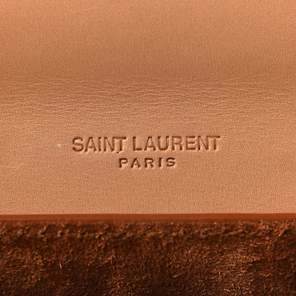Saint Laurent Smooth Vintage Calfskin Small Kaia Satchel Brown Gold 6 of 11