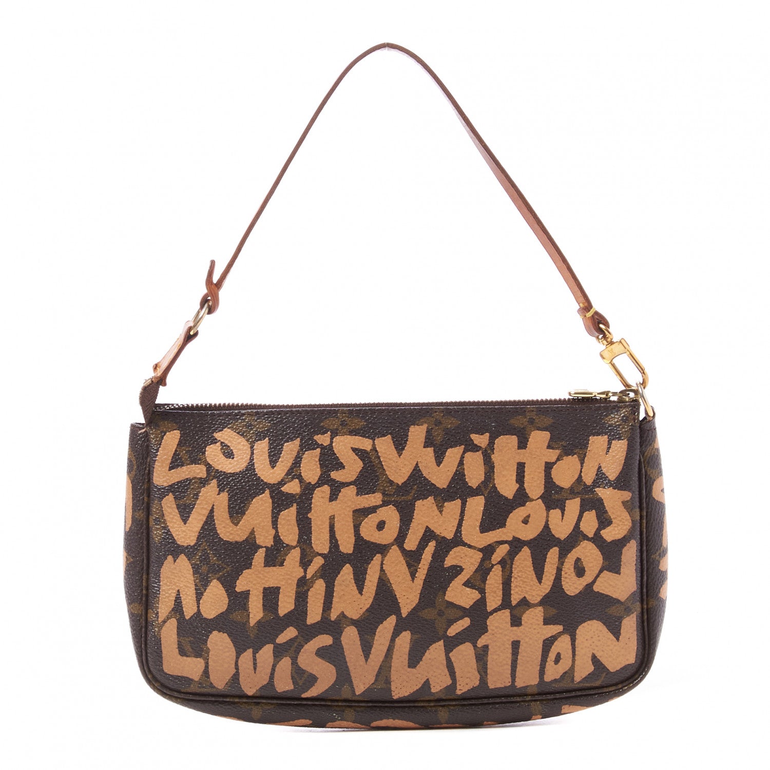 Louis Vuitton Monogram Graffiti Pochette Accessories Peach 1 of 8