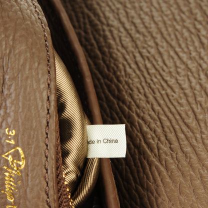 3.1 Phillip Lim 3.1 Textured Calfskin Medium Pashli Satchel Taupe 8 of 8