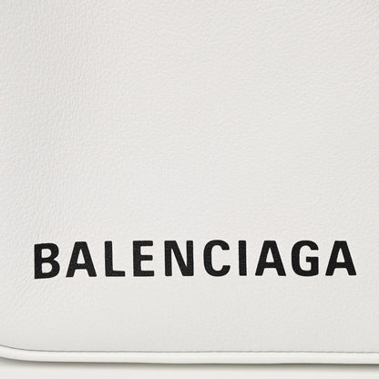 Balenciaga Calfskin S Triangle Duffle White 2 of 12