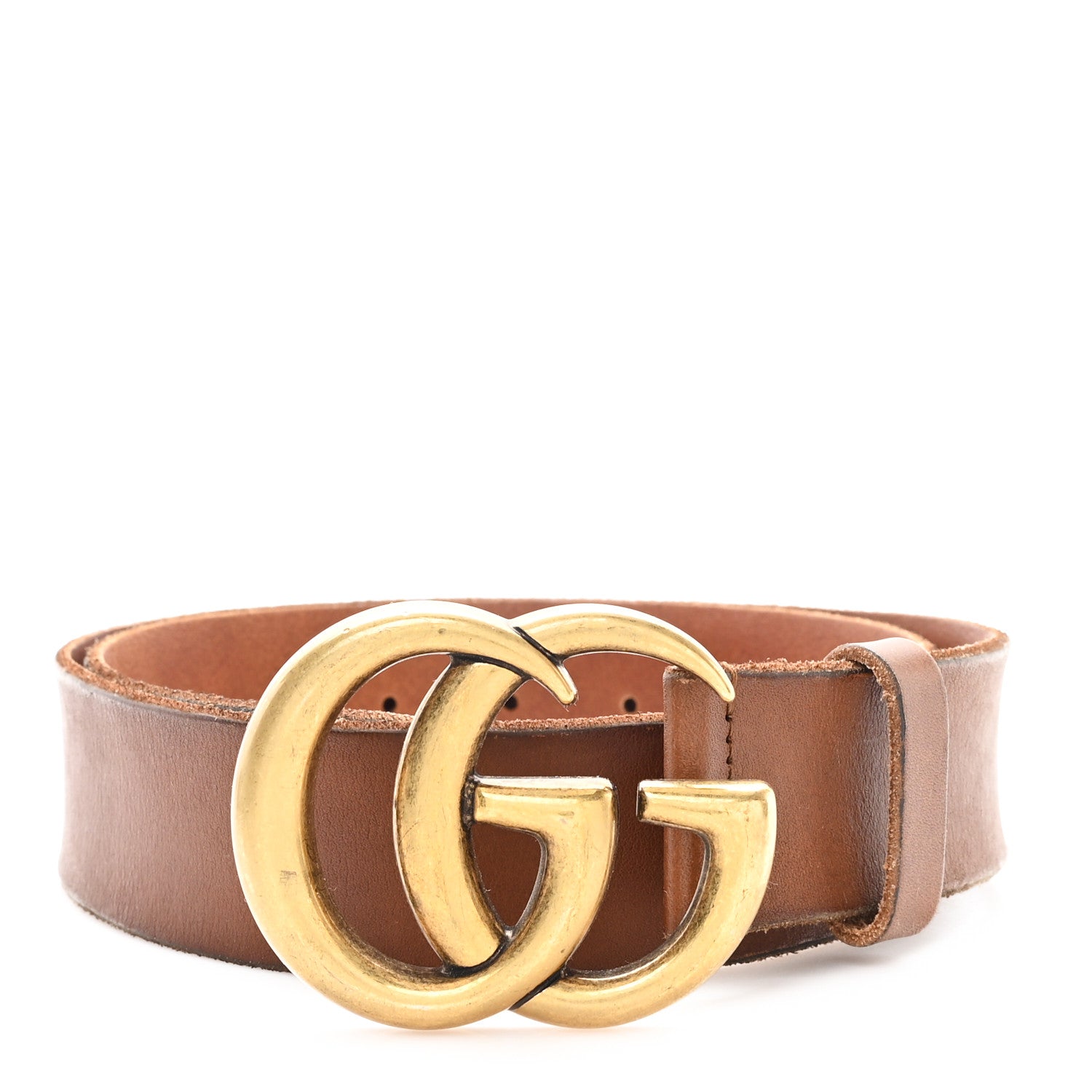 Gucci Cuoio Toscano Double G 40mm Belt 80 32 Cuir 1 of 5