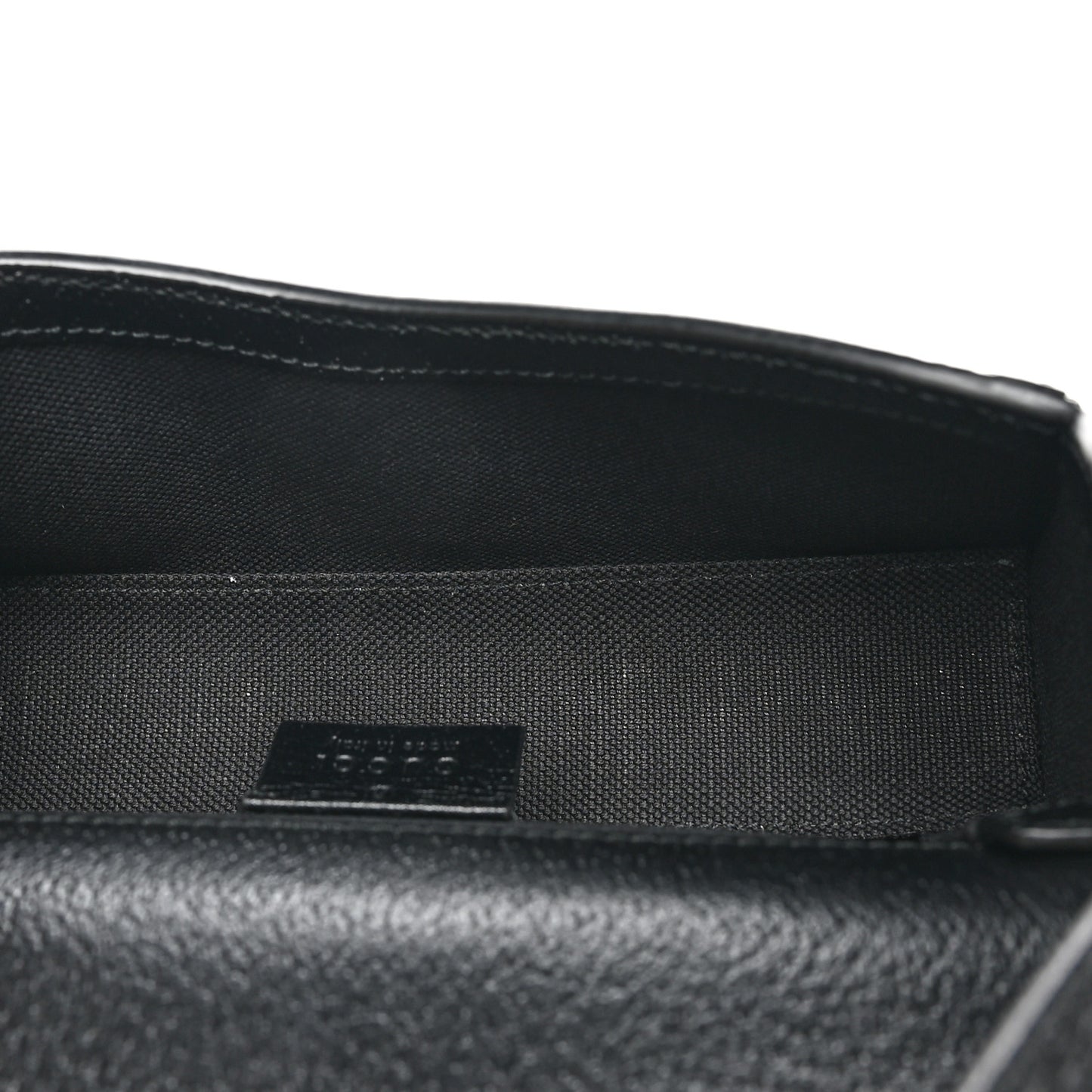 Monogram Jumbo GG Textured Dollar Calfskin Mini Horsebit 1955 Shoulder Bag Black