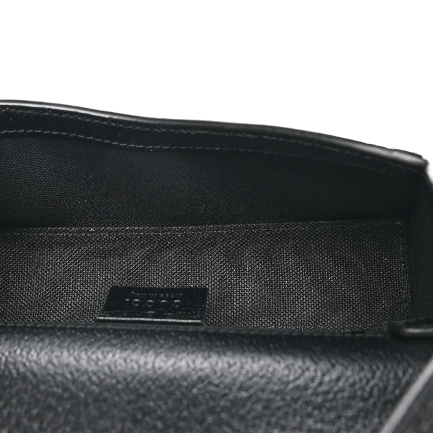 Gucci Monogram Jumbo GG Textured Dollar Calfskin Mini Horsebit 1955 Shoulder Bag Black 5 of 11