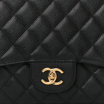 Chanel Caviar Quilted Maxi Single Flap Black 9 of 11