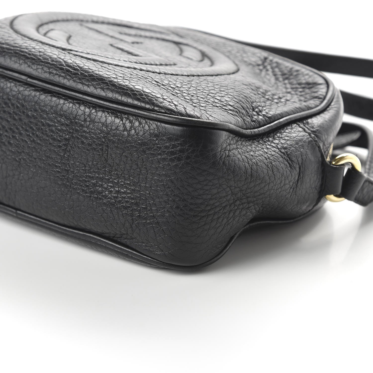 Gucci Pebbled Calfskin Small Soho Disco Bag Black 7 of 13