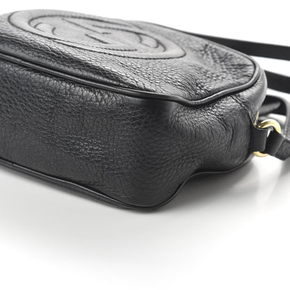 Gucci Pebbled Calfskin Small Soho Disco Bag Black 7 of 13