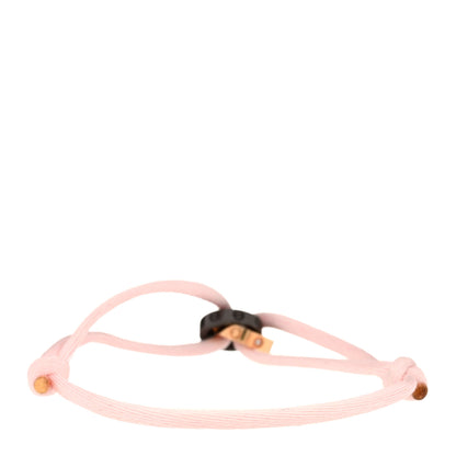 Cartier 18K Pink Gold Ceramic 4 Diamond LOVE Cord Bracelet Pink 2 of 4