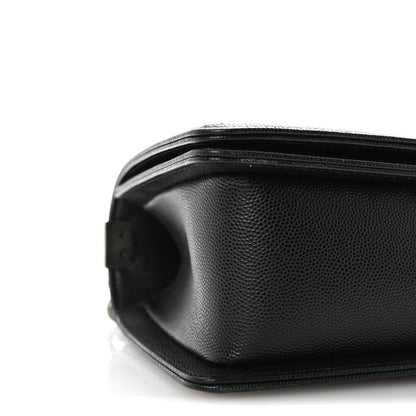 Chanel Caviar Quilted Medium Boy Flap Black 9 of 10
