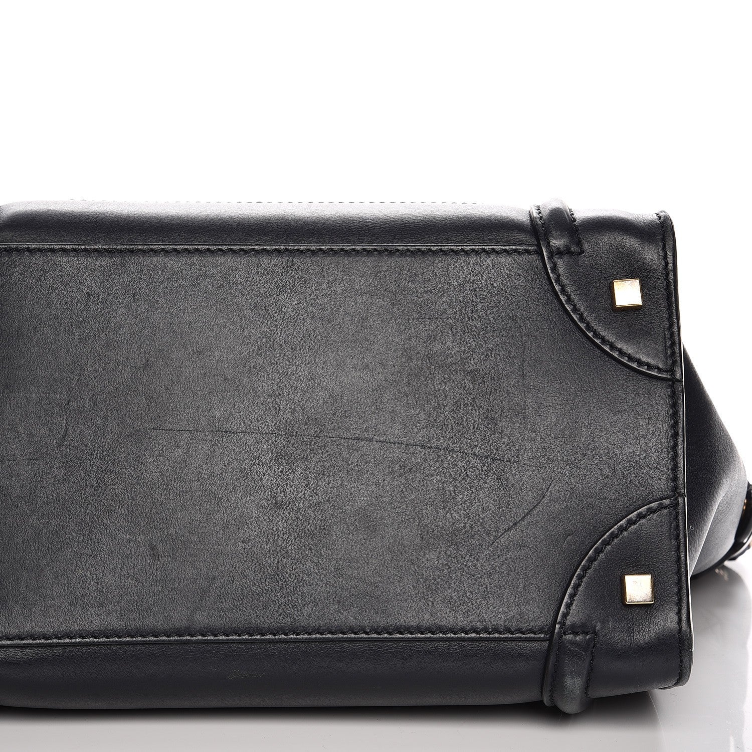 Celine Smooth Calfskin Mini Luggage Navy Blue 18 of 19
