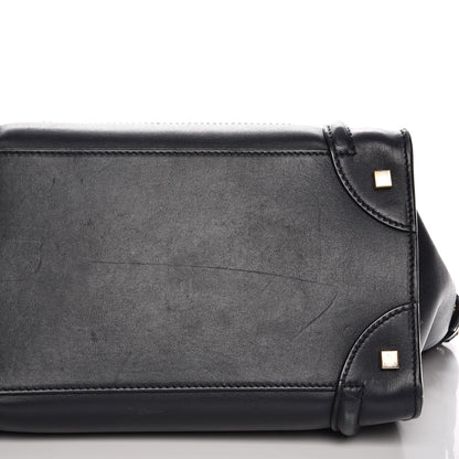 Celine Smooth Calfskin Mini Luggage Navy Blue 18 of 19