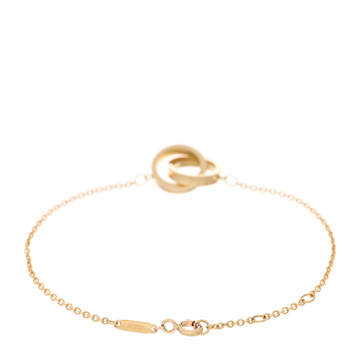 Tiffany 18K Yellow Gold 1837 Interlocking Circles Bracelet 2 of 3
