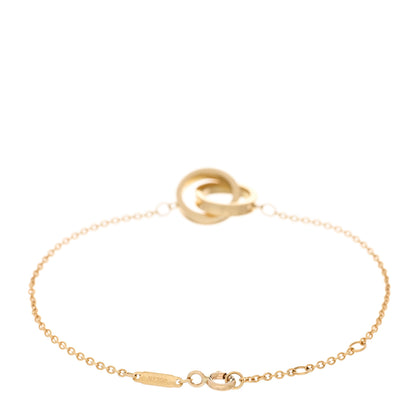 Tiffany 18K Yellow Gold 1837 Interlocking Circles Bracelet 2 of 3