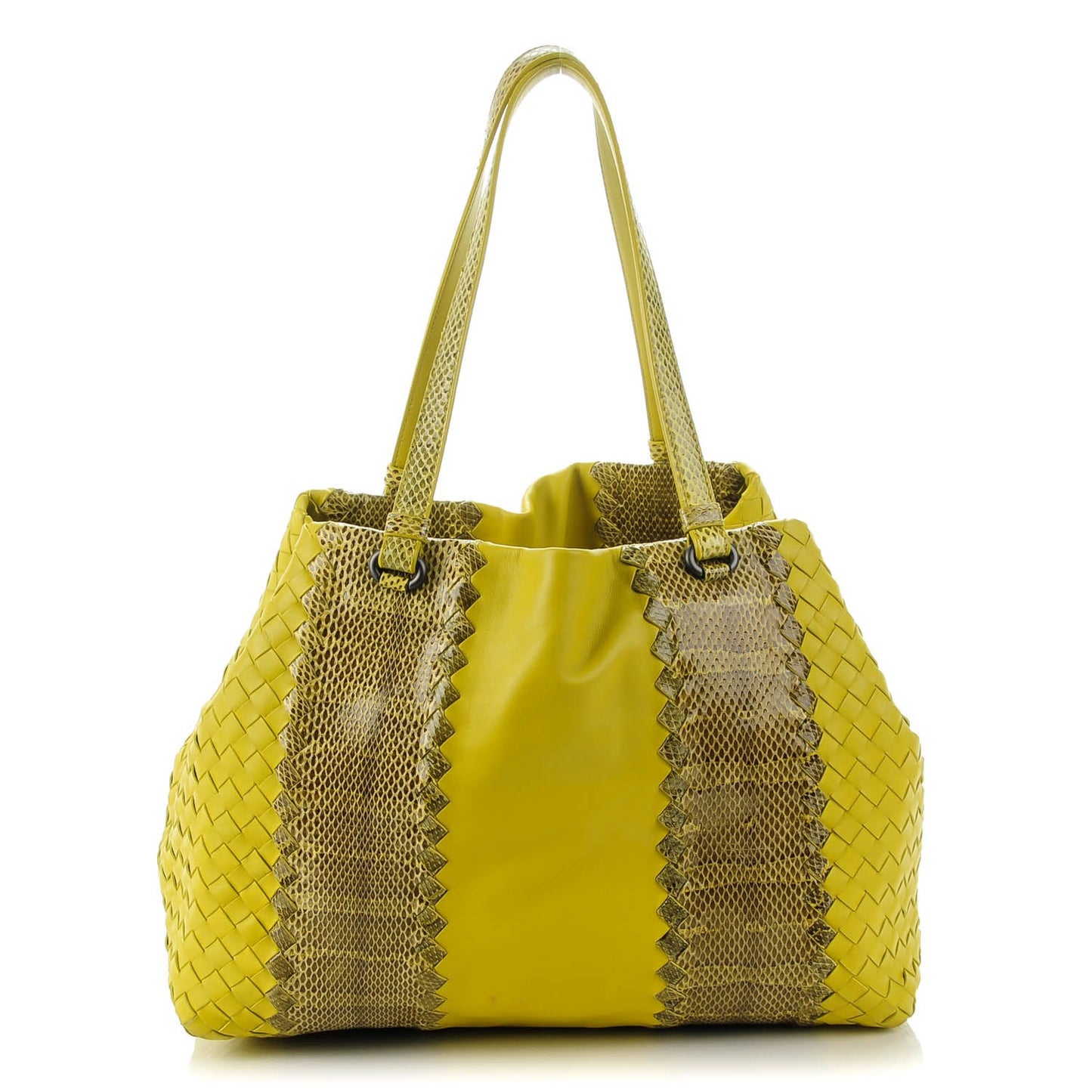 Nappa Intrecciato Ayers Medium Tote Ancient Gold