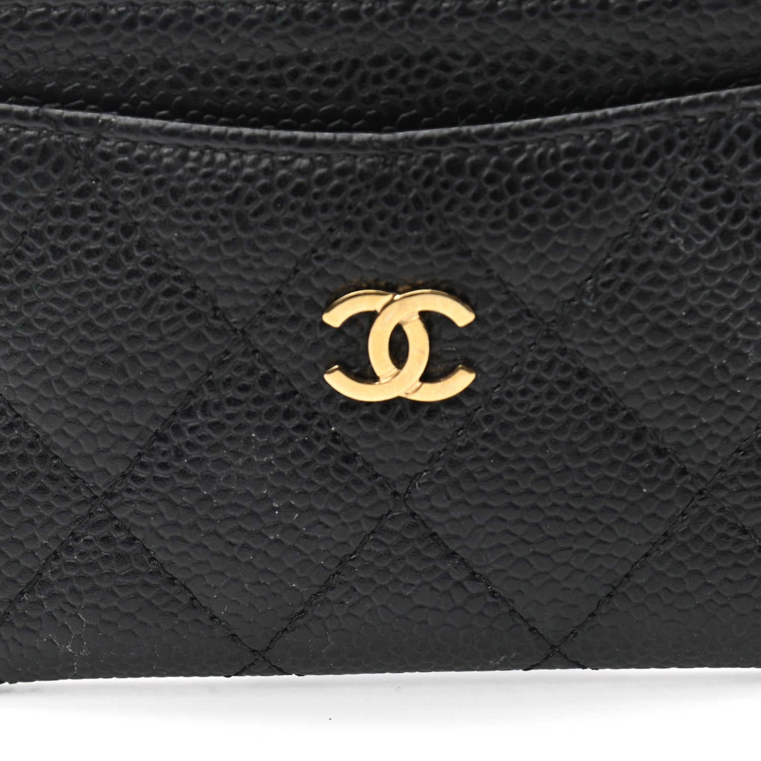 Chanel Caviar Quilted Card Holder Black 9 of 11