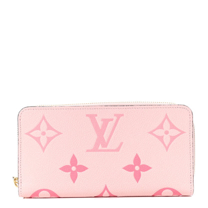 Louis Vuitton Empreinte Monogram Giant By The Pool Zippy Wallet Bouton De Rose 1 of 4