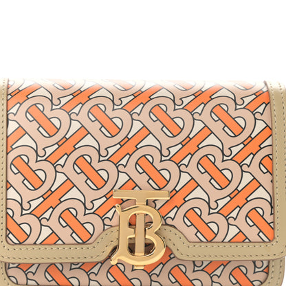 Burberry Calfskin Monogram TB Bum Bag Bright Orange 8 of 10