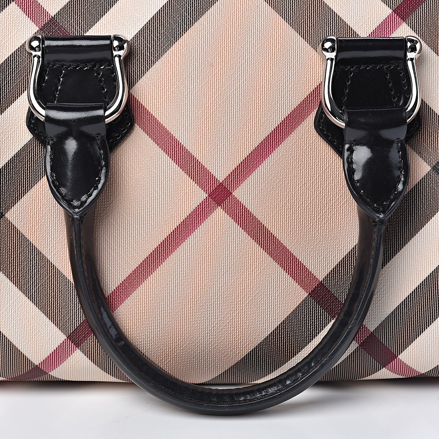 Burberry Nova Check Bowling Bag Black 11 of 11