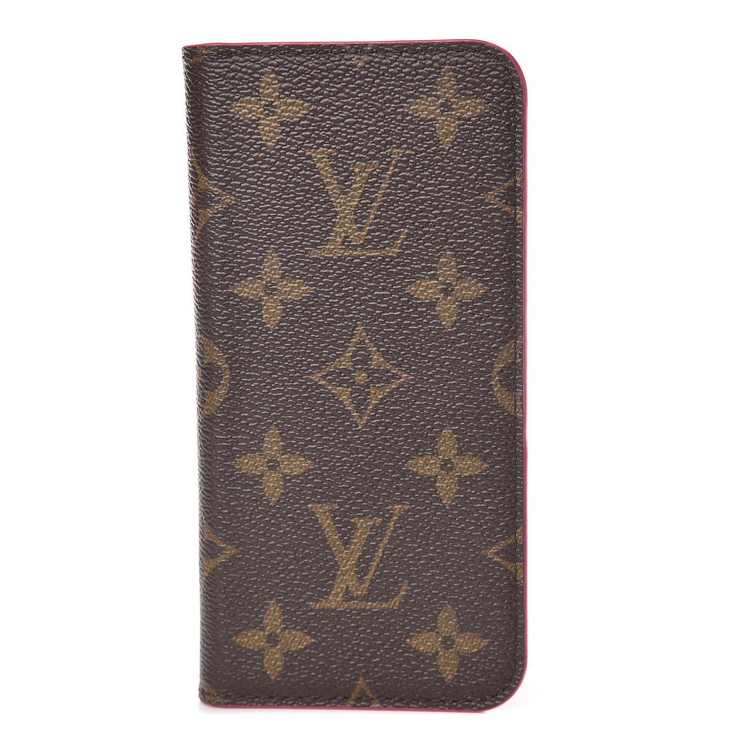 Monogram iPhone X Folio Case Rose Pop