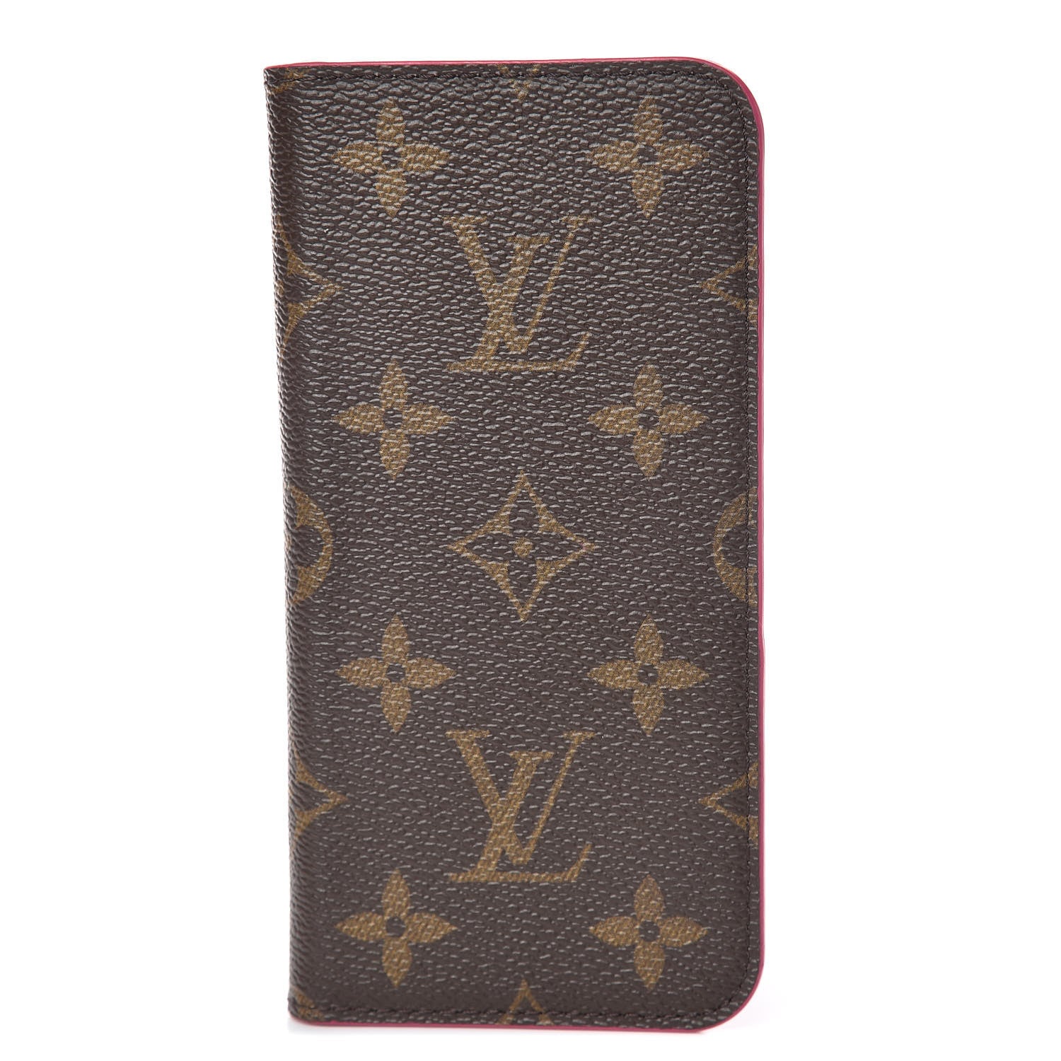Louis Vuitton Monogram iPhone X Folio Case Rose Pop 1 of 8