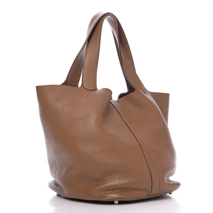 Hermes Taurillon Clemence Picotin Lock 26 GM Alezan 2 of 14