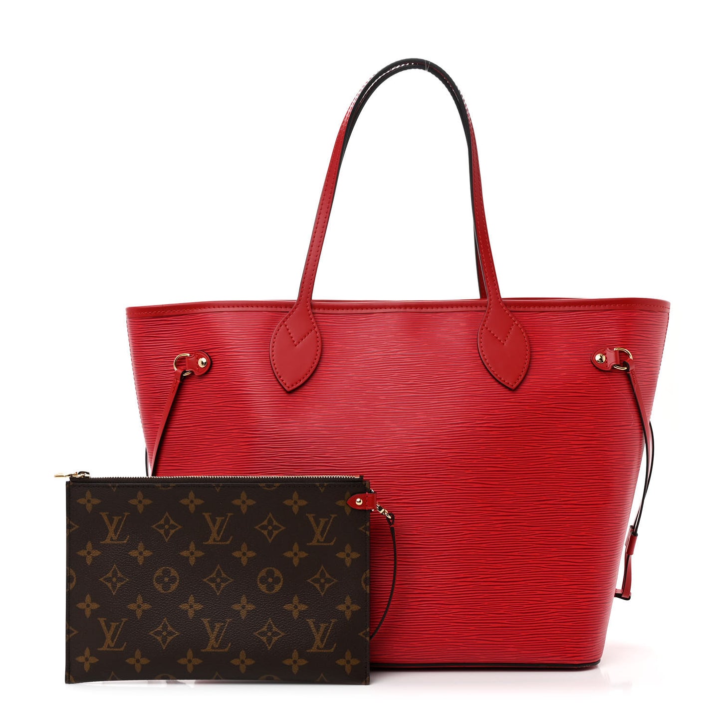 Epi Monogram Neverfull MM Castillan Red