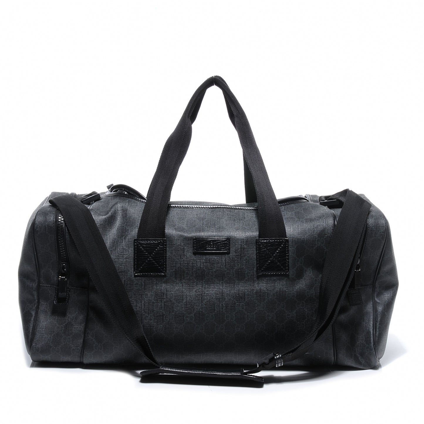 GG Plus Monogram Large Duffle Black