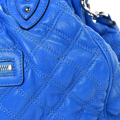 Marc Jacobs Calfskin Quilted Stam Bright Blue 11 of 16