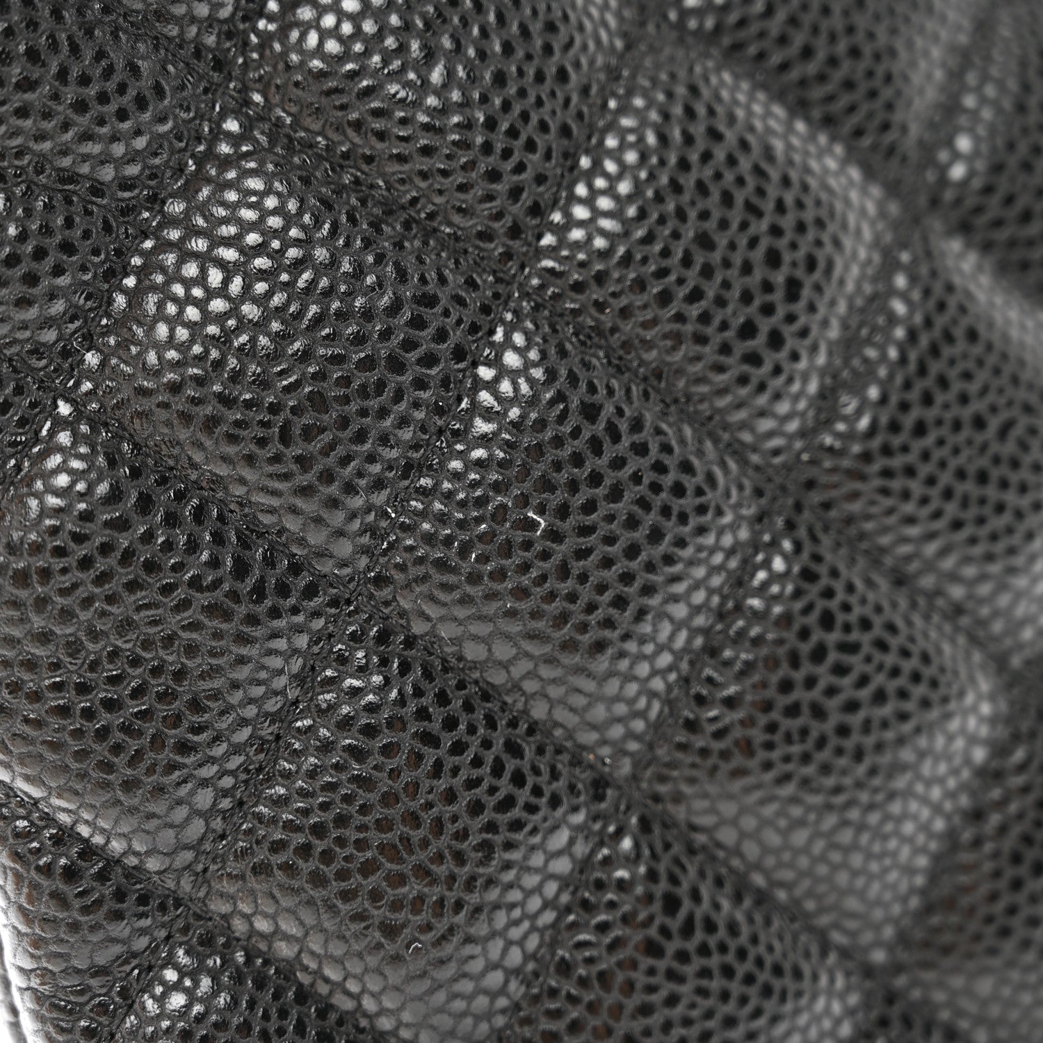 Chanel Caviar Quilted Medium Cosmetic Case Black 8 of 9