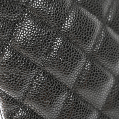 Chanel Caviar Quilted Medium Cosmetic Case Black 8 of 9