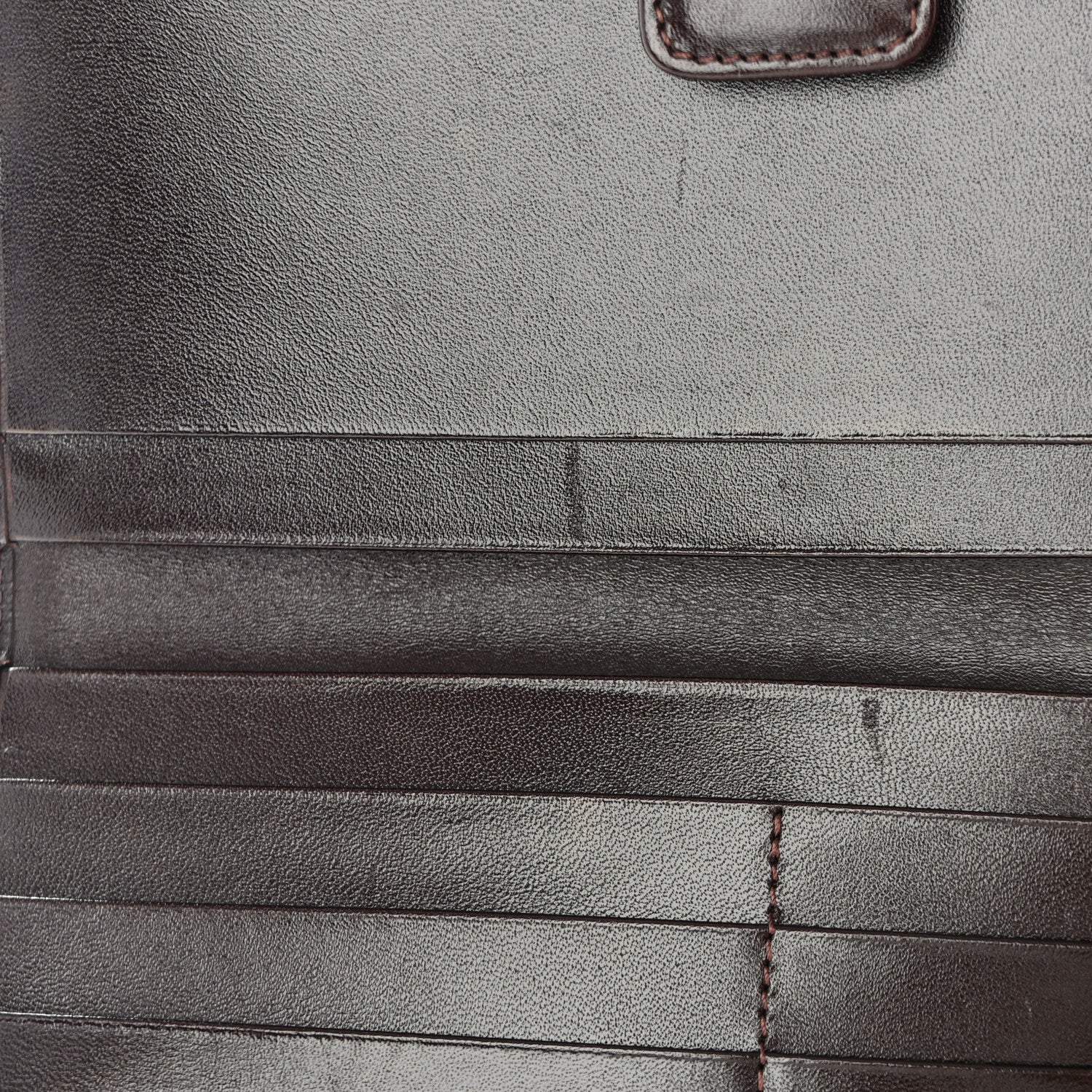 Fendi Zucca Calfskin Continental Flap Wallet Tobacco 9 of 13