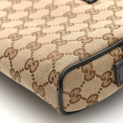 Gucci Monogram Belt Bag Dark Brown 10 of 10