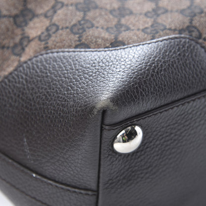 Gucci Monogram Tote Dark Brown 9 of 14