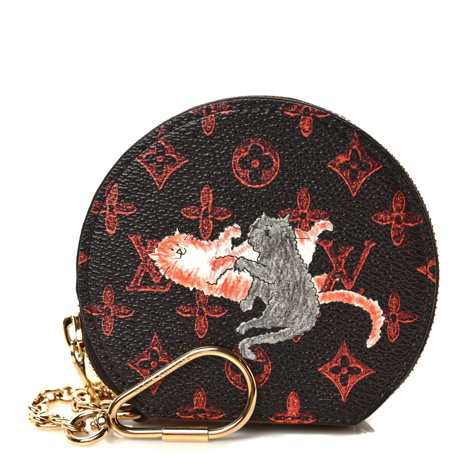 Louis Vuitton Calfskin Catogram Micro Boite Chapeau Marron 1 of 6