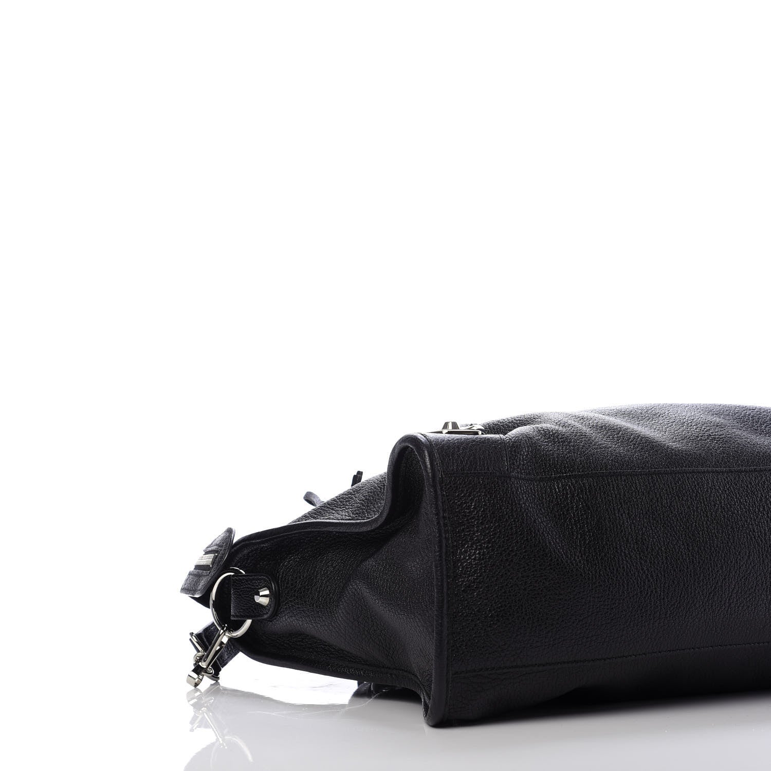 Balenciaga Chevre Silver Metallic Edge Hardware City Black 7 of 11