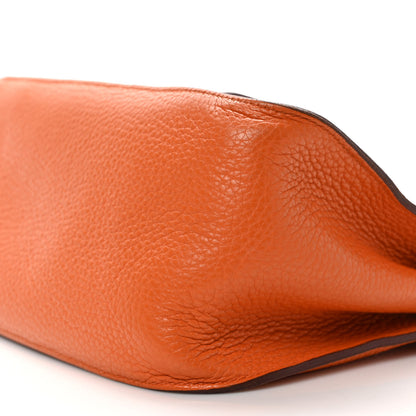 Hermes Taurillon Clemence Jypsiere 28 Orange 8 of 10