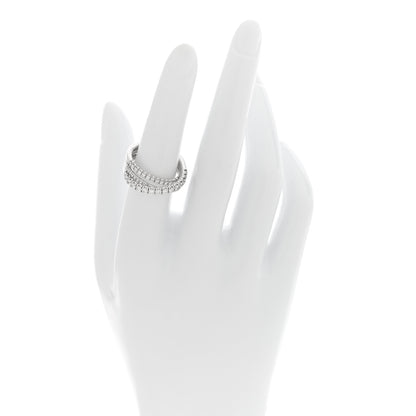 Cartier 18K White Gold Diamond Etincelle de Cartier Semi Paved Ring 52 6 2 of 5