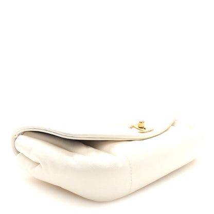 Chanel Lambskin Small Simply Flap White 4 of 10