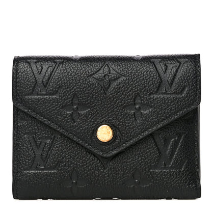 Louis Vuitton Empreinte Victorine Wallet Black 1 of 12