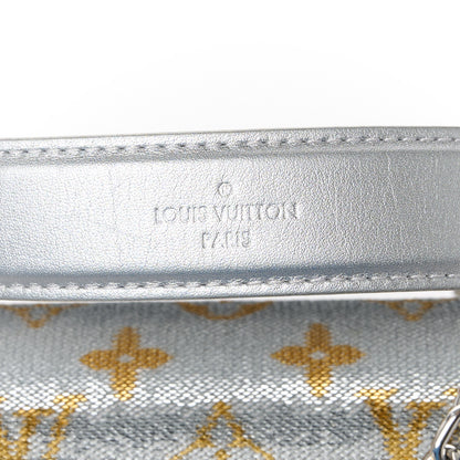 Louis Vuitton Sequins Monogram Twist Shoulder Bag PM Gold Silver 8 of 13