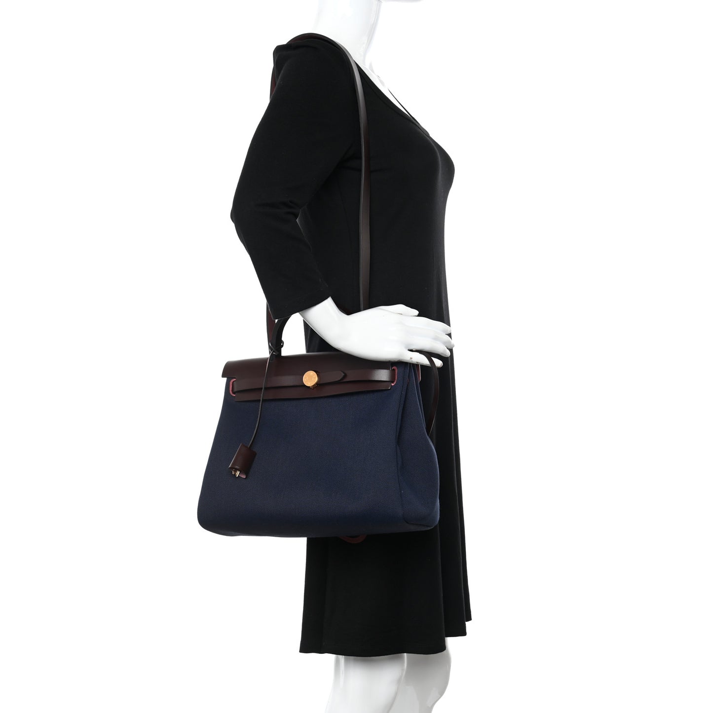 Toile Militaire Vache Hunter Herbag Zip Retourne 31 PM Rouge Sellier Bleu Marine