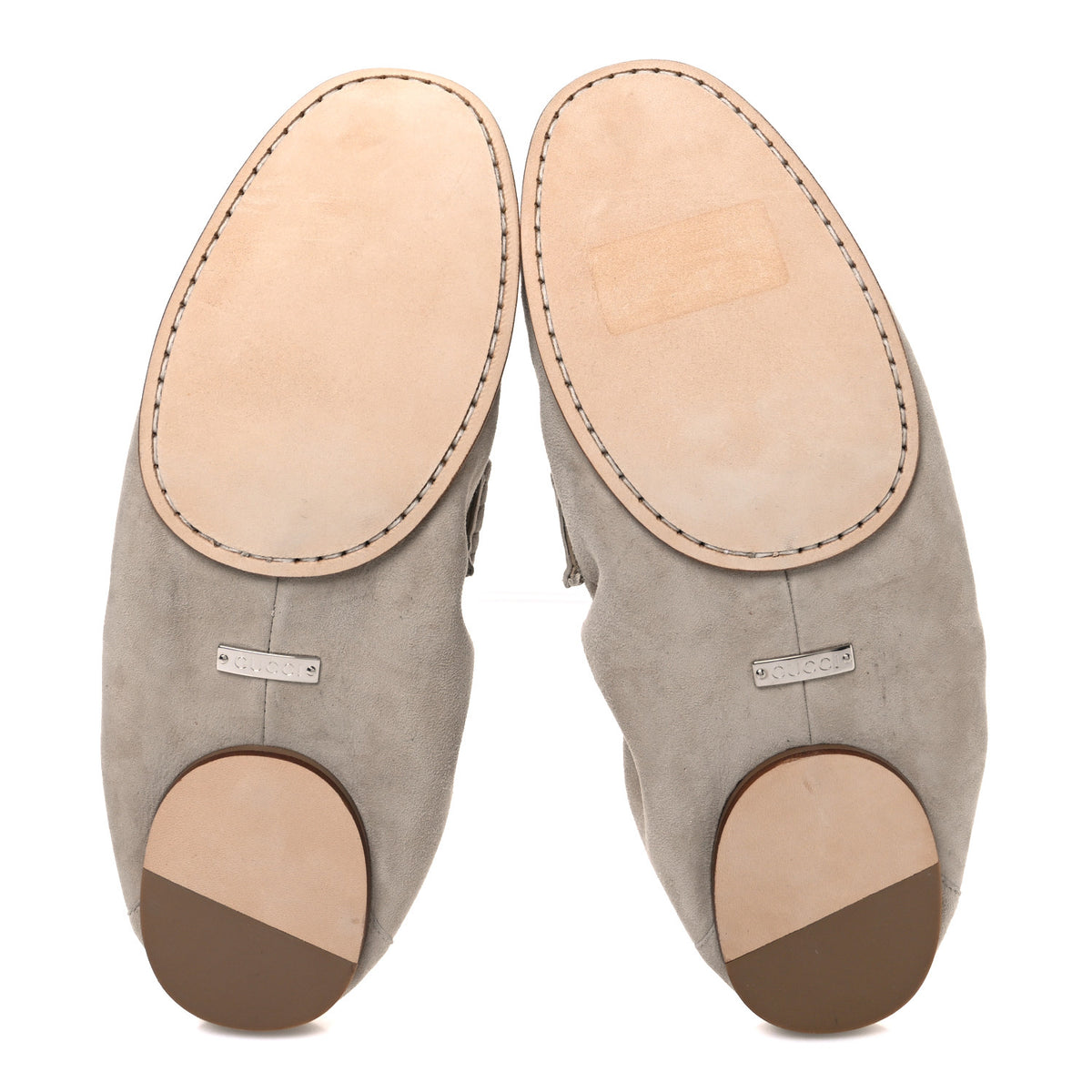 Suede Mens 1953 Horsebit Loafers 9 Oatmeal