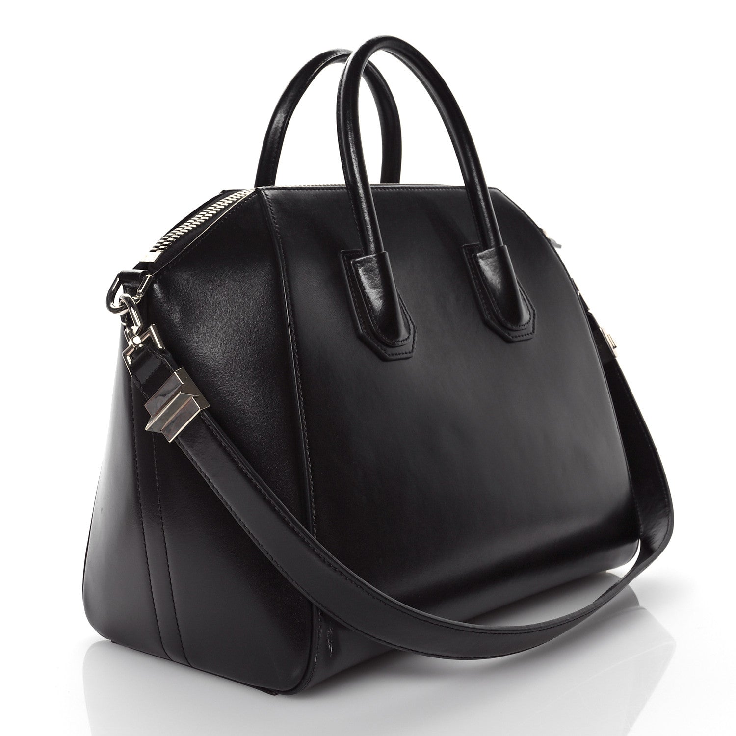 Givenchy Shiny Lord Calfskin Medium Antigona Black 3 of 11