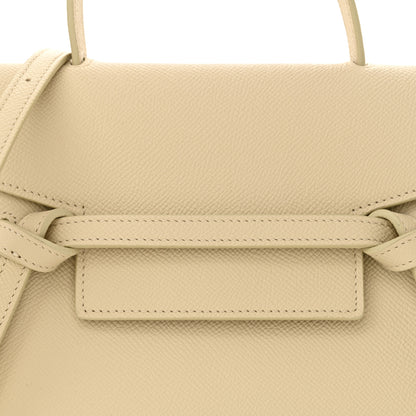 Celine Grained Calfskin Nano Belt Bag Chalk 8 of 10